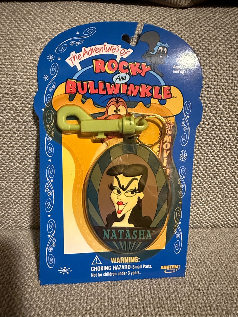 Rocky and Bullwinkle Natasha Keychain New